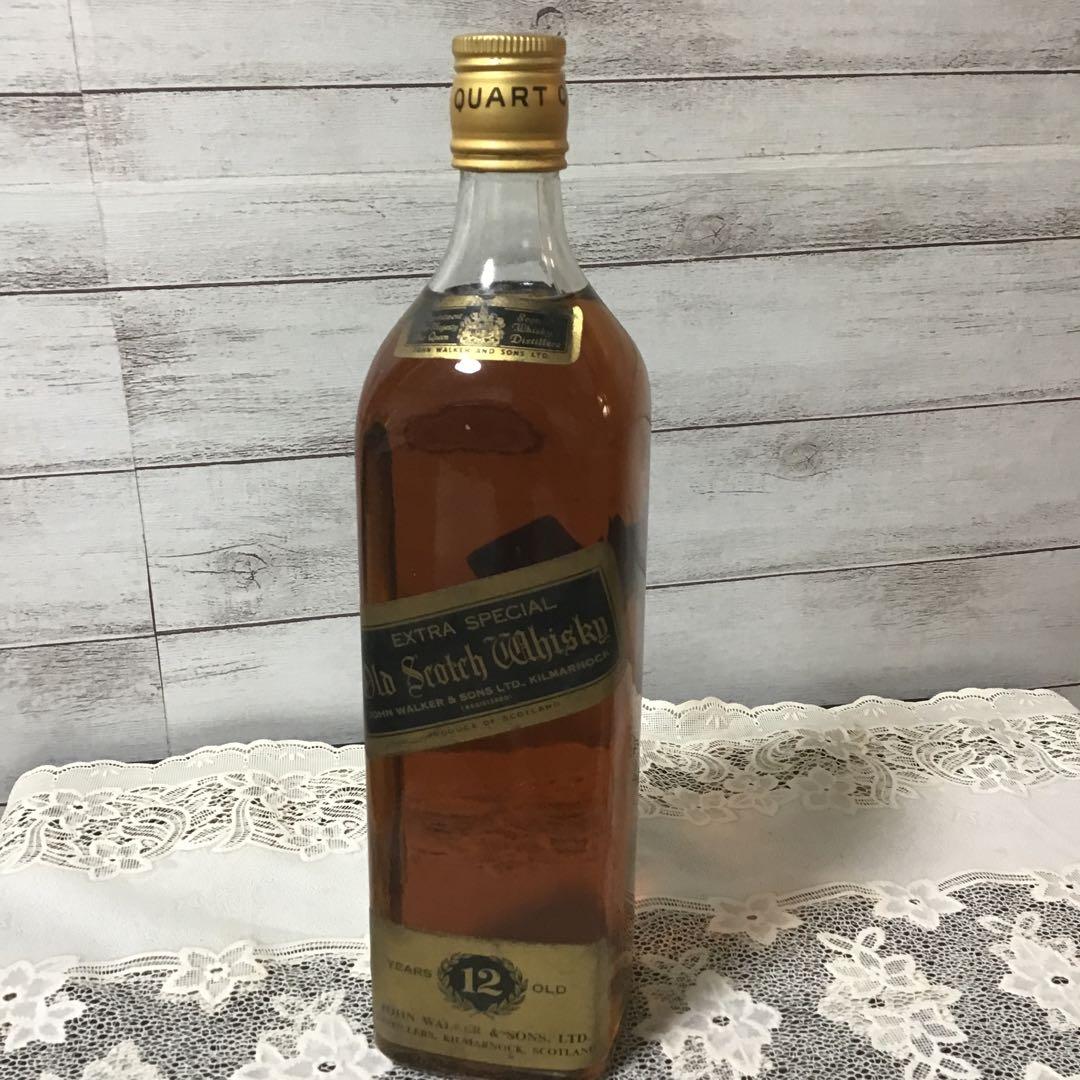 9/30迄 ジョニーウォーカーブラックラベル2本セット 金キャップ古酒