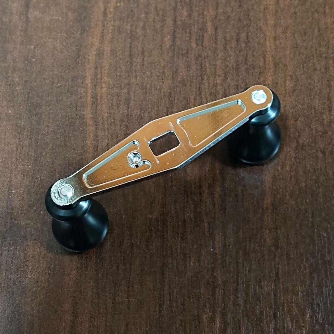 【美品】アベイル ピュアハンドルS タイプ2 アブ/ダイワ用 ハンドルノブ付き