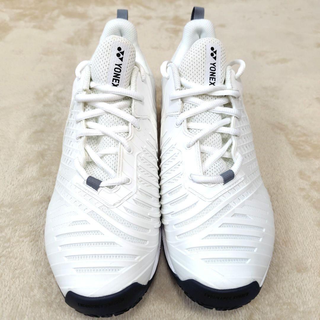 未使用級 ヨネックス パワークッション ソニケージ3 ワイド4E オムニクレー