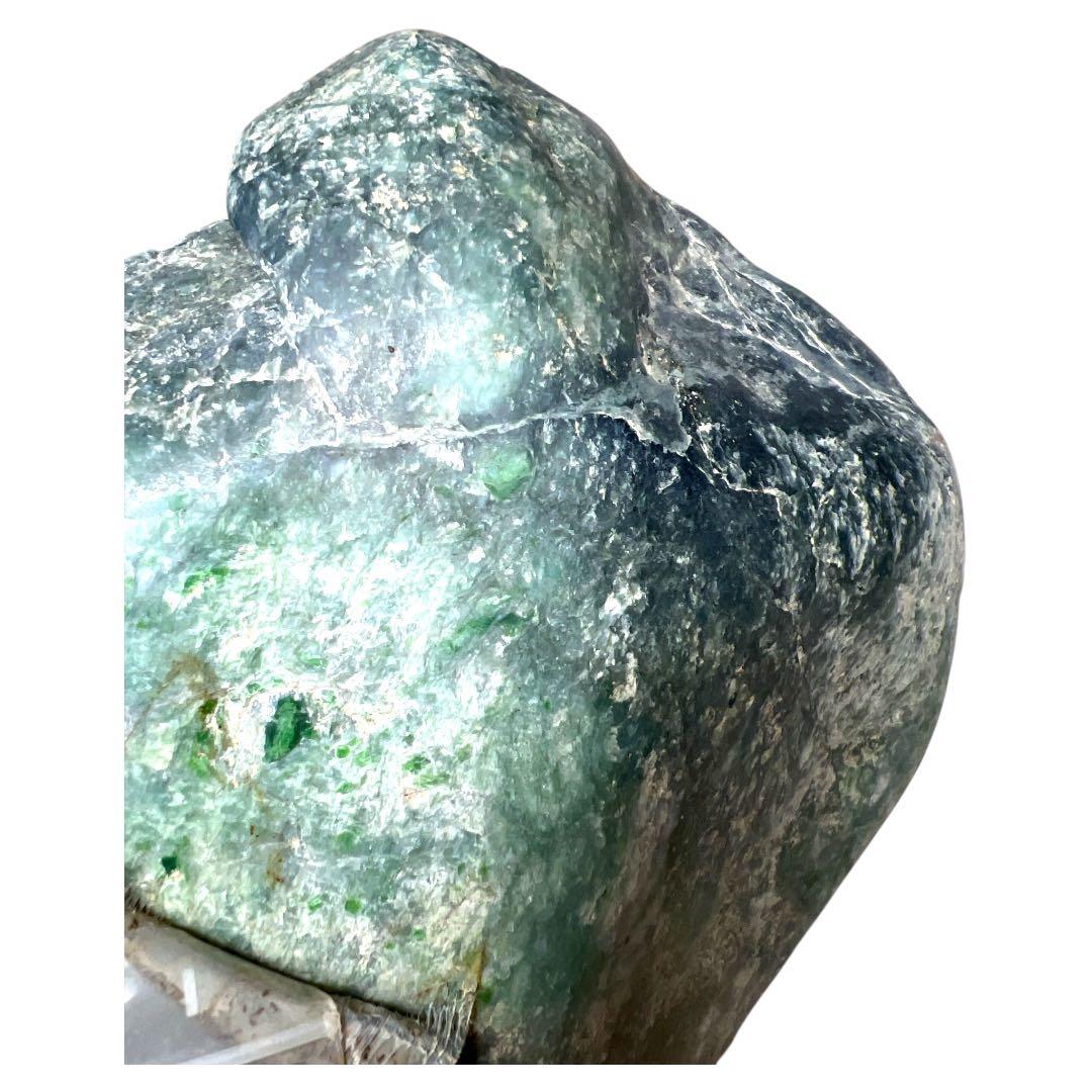 【大ぶり1点物】糸魚川産天然ネフライト 2356.7g 鑑定品　原石　天然石