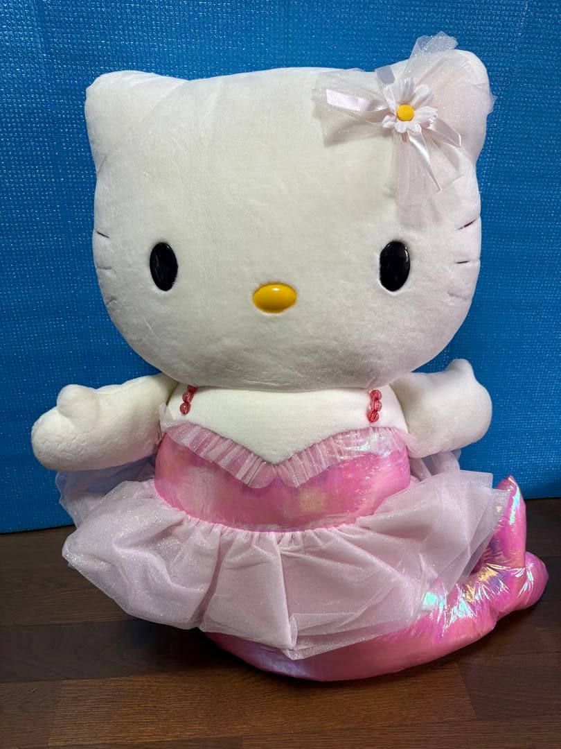 ハローキティ マーメイド レトロ 特大 ぬいぐるみ 美品