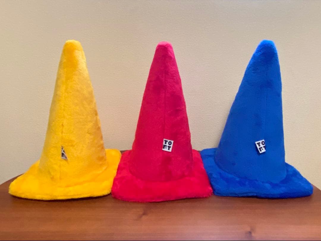 トフト カラーコーン ぬいぐるみ 3色セット TOFT