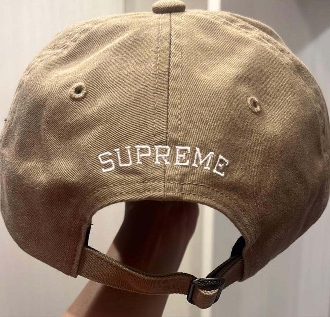 Supreme Wings Logo 6-Panel Tan キャップ