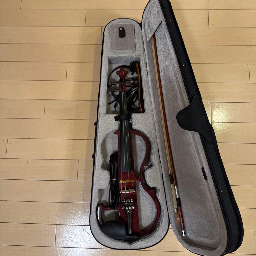 ENNBOM バイオリン ワインレッド 付属品あり