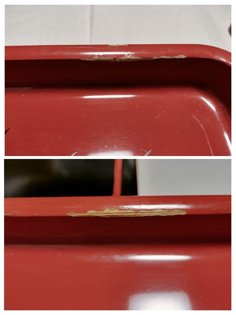 【5客脚付蒔絵膳 】漆器　会席膳 Lサイズ　御膳　朱塗　正月　祭事　アンティーク