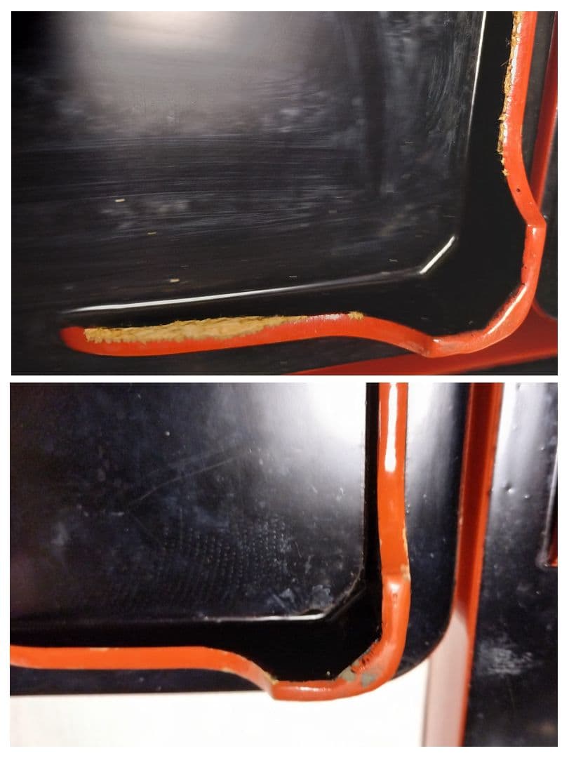 【5客脚付蒔絵膳 】漆器　会席膳 Lサイズ　御膳　朱塗　正月　祭事　アンティーク