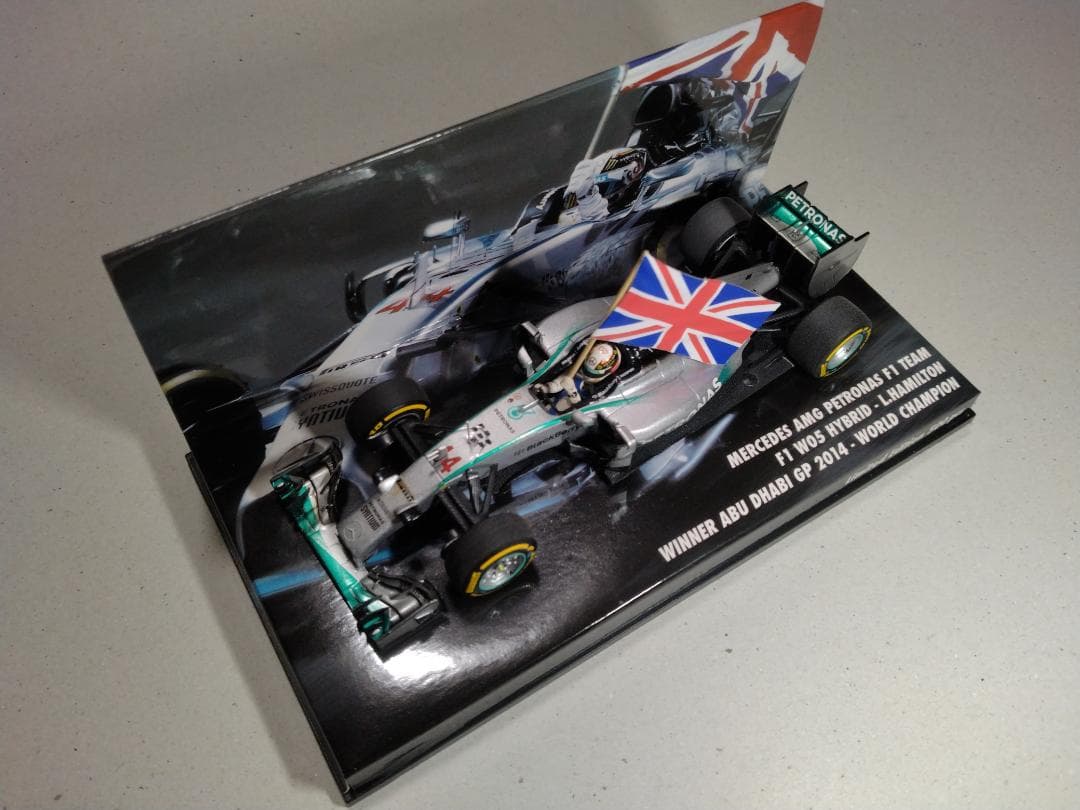 PMA 1/43 ハミルトン 2014 アブダビGP