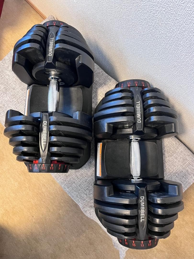 バリコテ【引取可能】川崎多摩　可変式ダンベル　5～40㎏　ダンベル