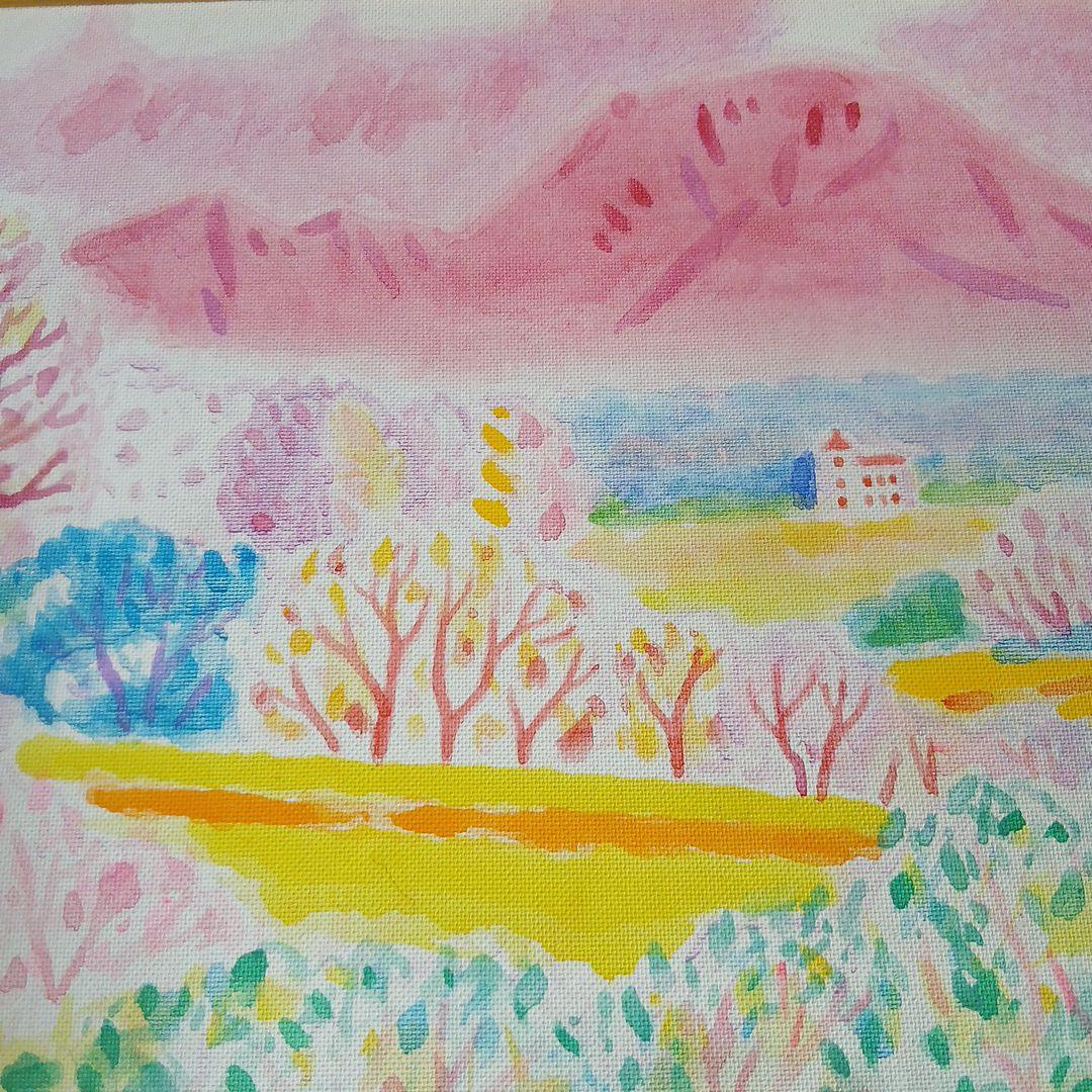 画人五十嵐二郎　軽井沢風景　額入り