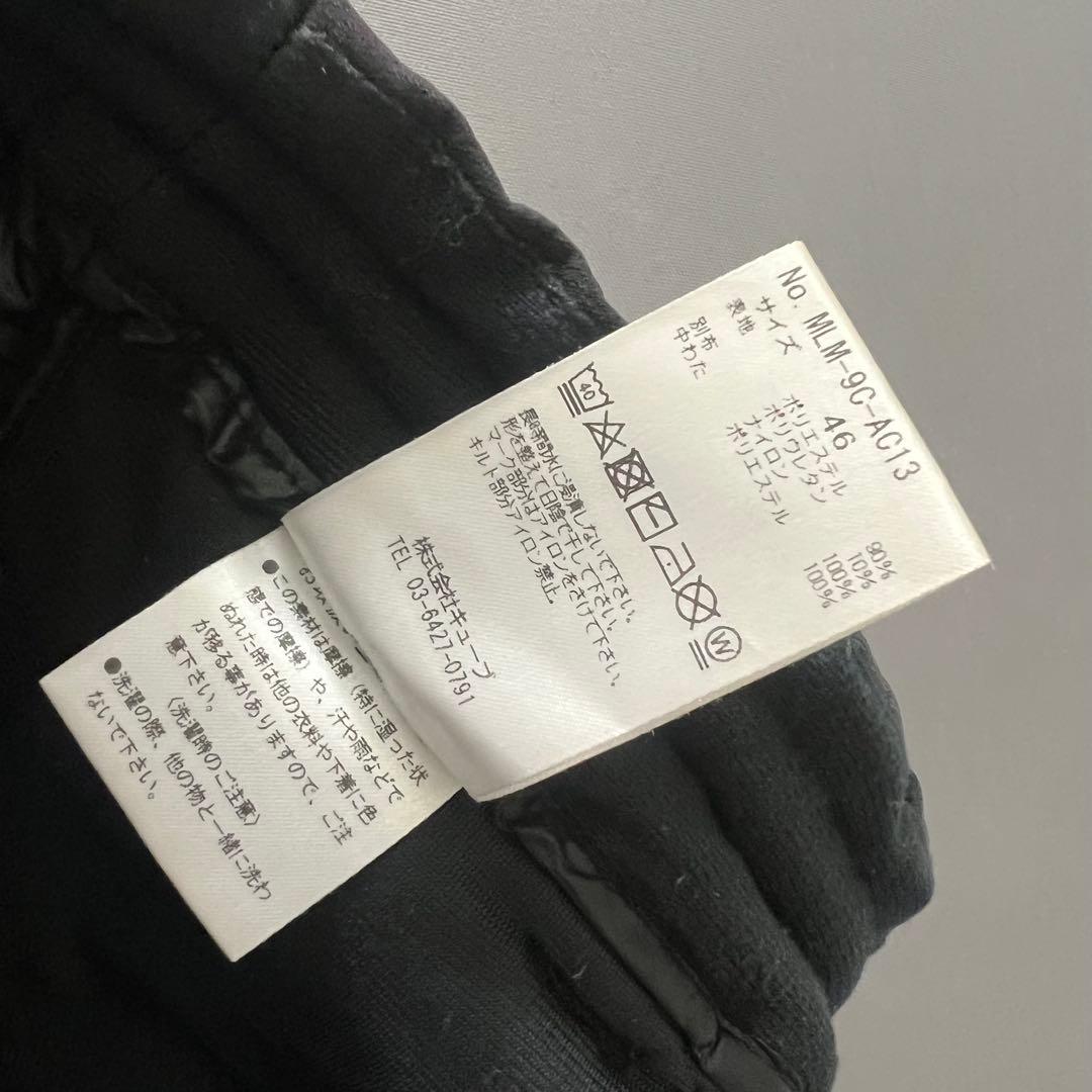 MARK&LONA マークアンドロナ　ダウンパンツ　スウェット　メンズ　黒　ロゴ
