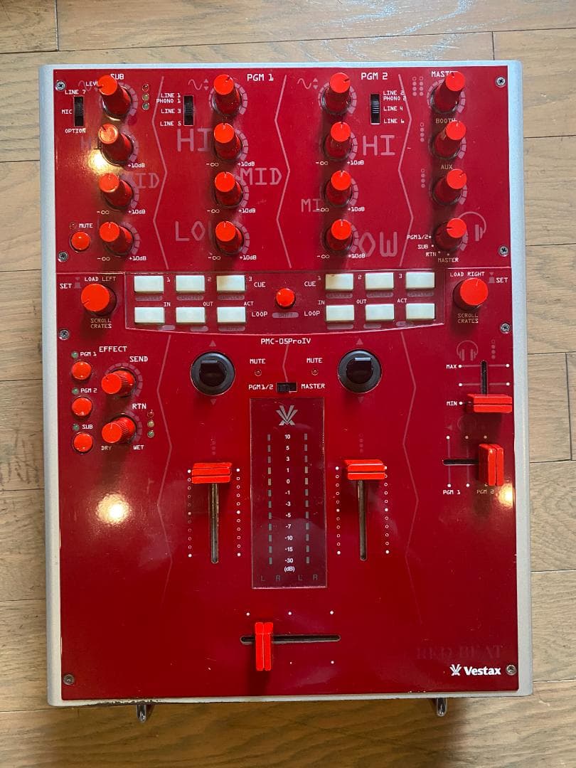 ベスタクス Vestax RED BEAT DJミキサー　PMC-05proⅣ