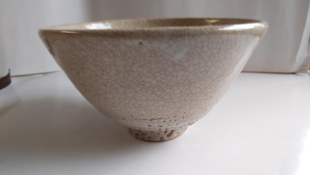 高麗茶碗 韓昌文 共箱 共布 希少 新品 未使用 茶碗 です。