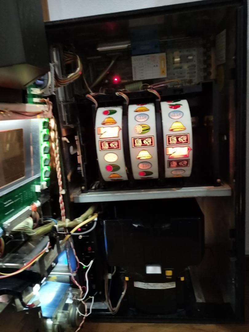 【パチスロ実機】オリンピア★『初代』島唄【不要機付き】４号機・レア・人気