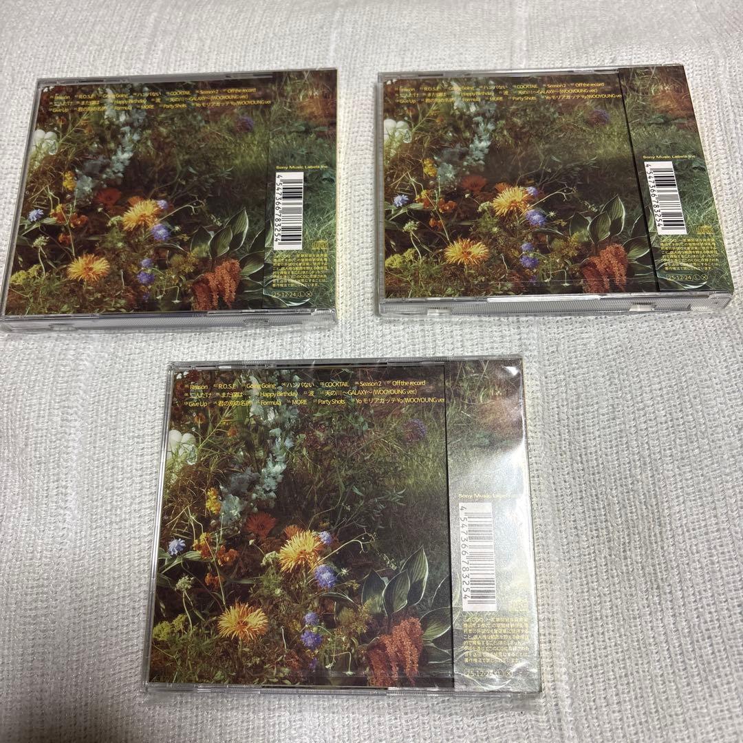 2PM / 2pm ウヨン　ベストアルバム　3形態3枚ずつ　カード＆ステッカー