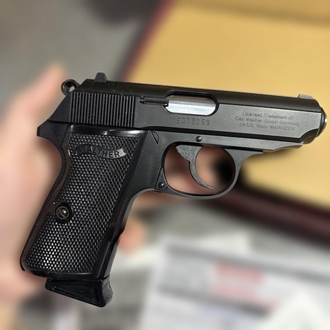 お*ヨ様 606 マルゼンワルサー ニューPPK/S ガスブローバック ブラック