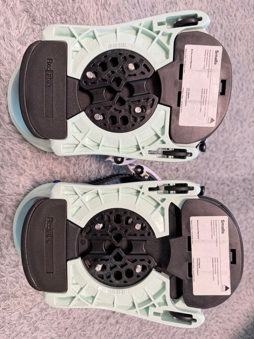 Burton スノーボードビンディング キッズ スモール ブラック/ミント