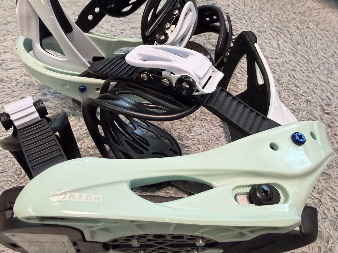 Burton スノーボードビンディング キッズ スモール ブラック/ミント