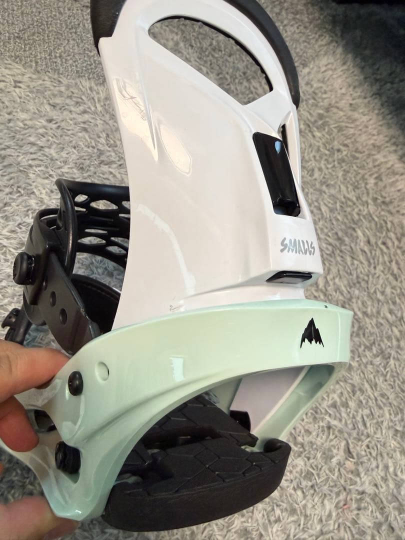 Burton スノーボードビンディング キッズ スモール ブラック/ミント