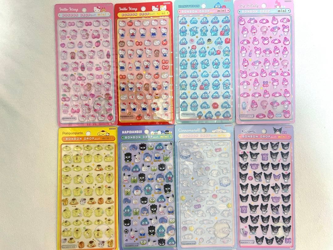 【値下げ中】ボンボンドロップシール ミニ サンリオ 6点セット 正規品