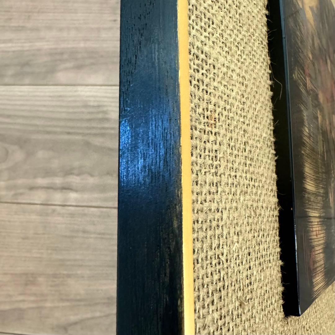 輪島塗　漆絵　榎木盛