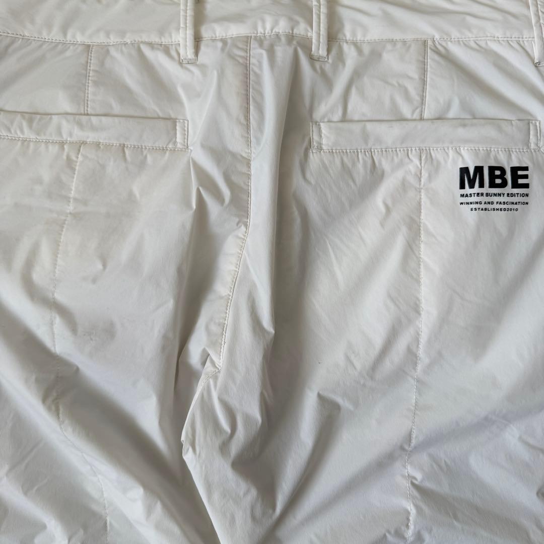 防寒　蓄熱　裏地付き　マスターバニー　パンツ　白　M〜L相当　中綿　ホワイト　4