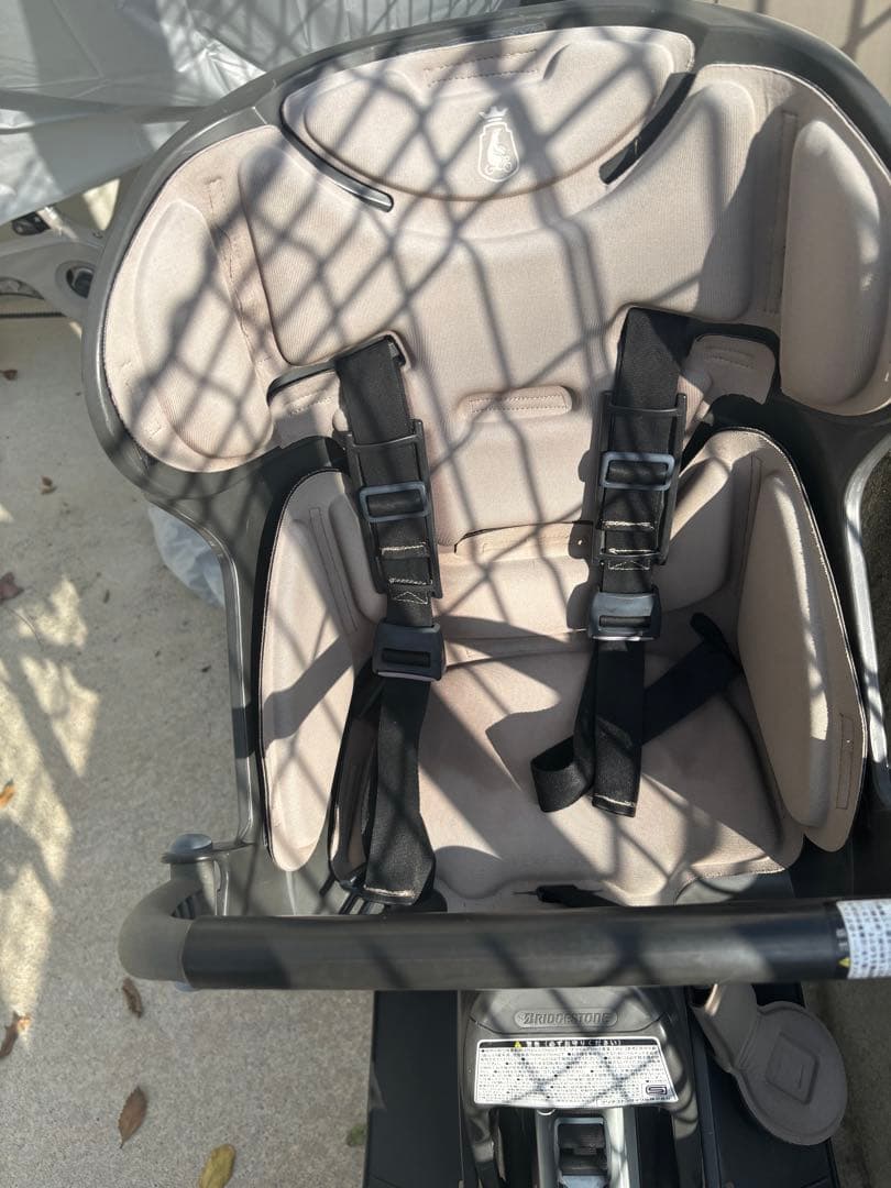 （広島　直接引渡のみ）非電動　ビッケモブ　リアチャイルドシート付　ブルーグレー