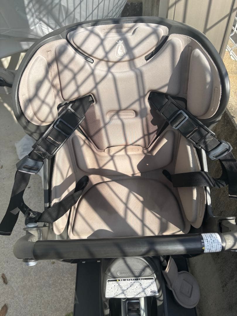 （広島　直接引渡のみ）非電動　ビッケモブ　リアチャイルドシート付　ブルーグレー