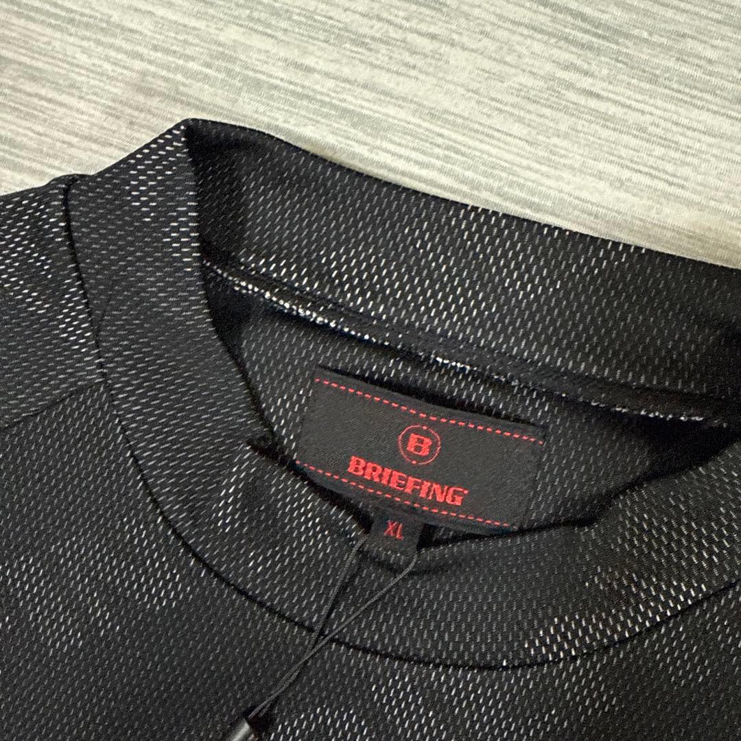 新品　BRIEFING GOLF 長袖　モックネックシャツ　XL