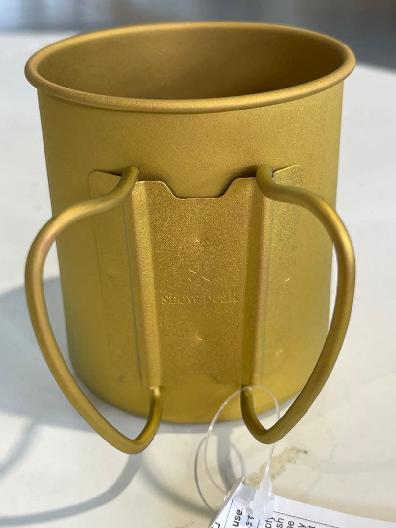  Peak海外限定販売チタンマグ 300シングルウォール・ゴールド☆新品