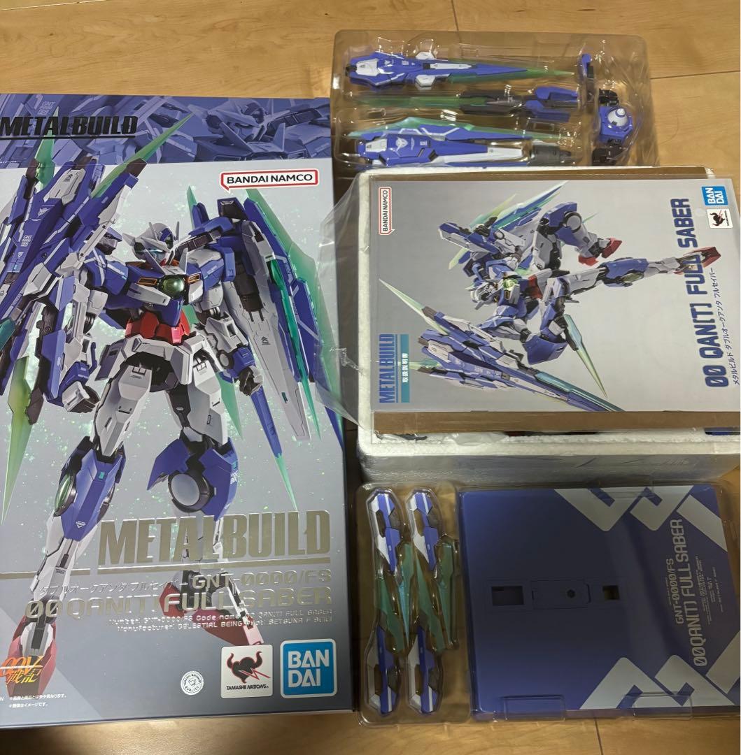 メタルビルド　ダブルオークアンタフルセイバー　L BUILD OPセット