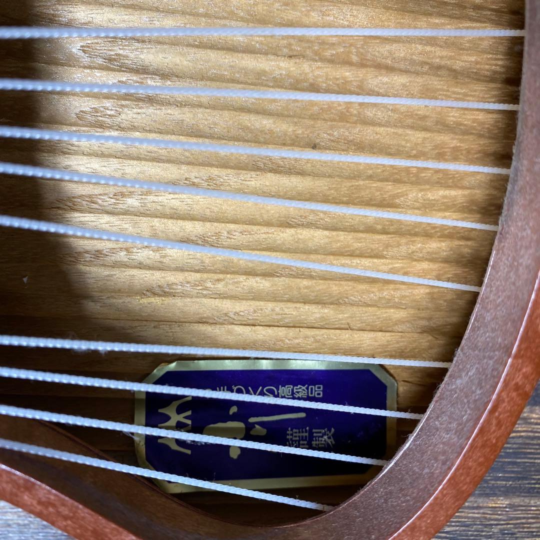 良品　4面セット売りです　お琴 13弦 すだれ彫り 琴柱・ユタン【発送条件有り】