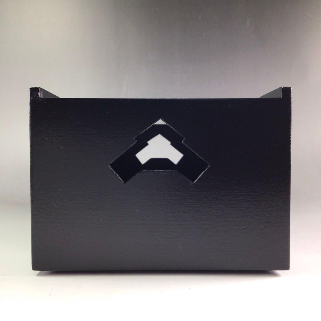 Ｐ９８２　莨盆　『北村葵春作』『一閑塗』『文箱形煙草盆』　共箱　茶道具　喫煙具