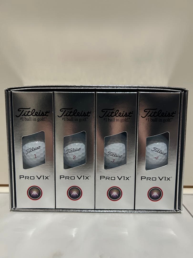 タイトリストプロV1XPROV1Xゴルフボール25年 ローナンバー3ダース36個