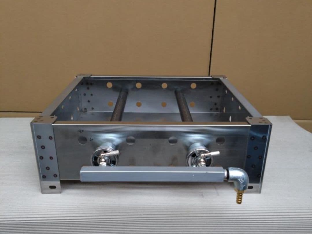 少スペース 新品 LPガスグリラー 鉄板焼き グリドル 45x45cm イベント