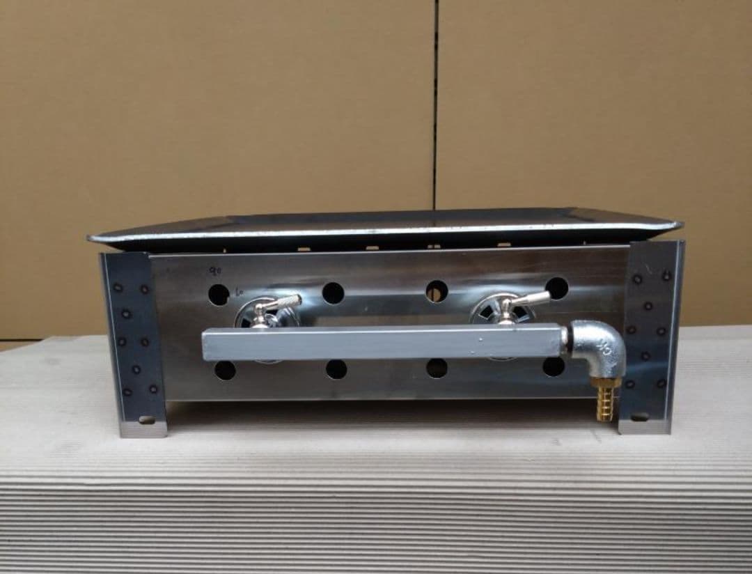 少スペース 新品 LPガスグリラー 鉄板焼き グリドル 45x45cm イベント