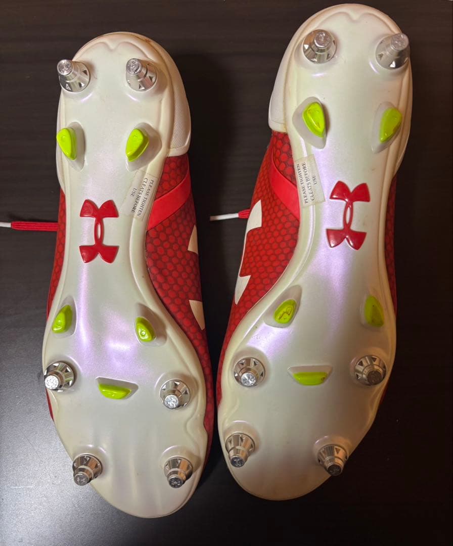 【希少】アンダーアーマー サッカースパイク Speedform 28cm赤