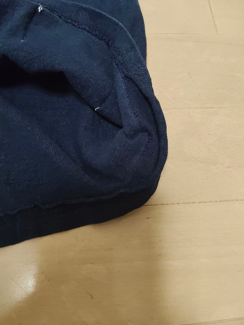 チャンピオン NAVY 両面プリント 七部袖 XLヴィンテージ USA