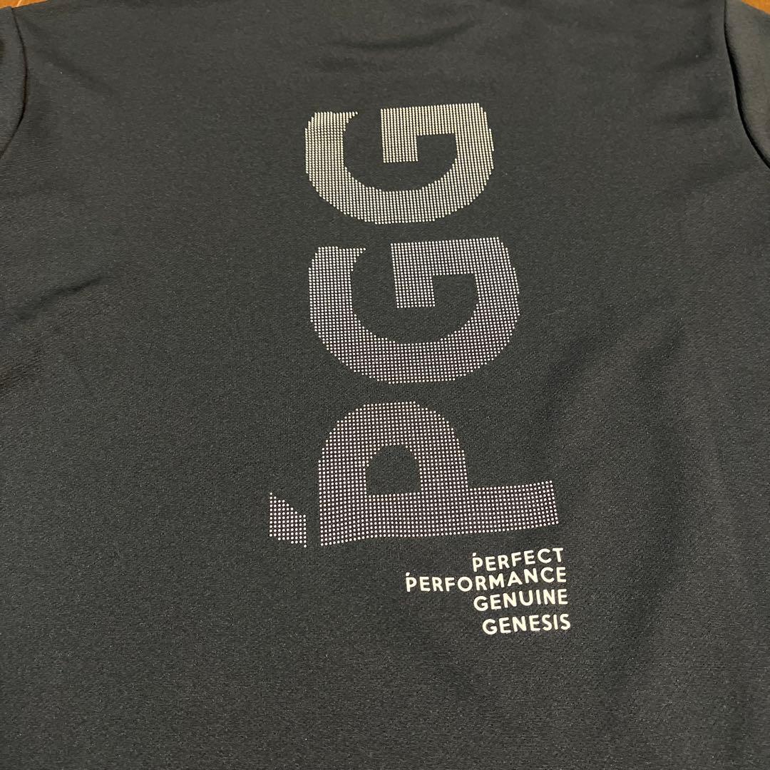 パーリーゲイツPGGハイブリッドメッシュハイネックシャツ濃紺サイズ5