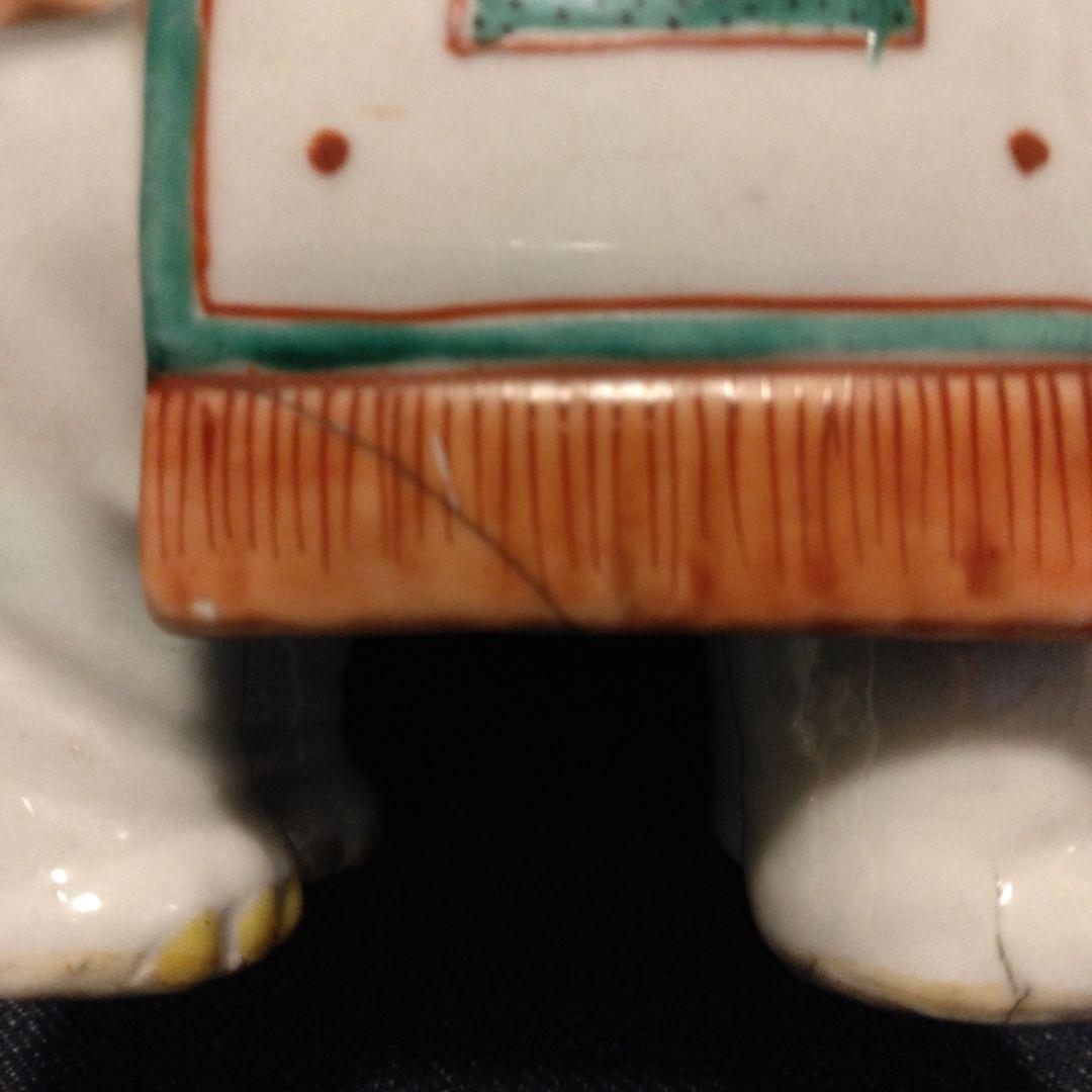 九谷焼　象の香炉　煎茶道具　骨董