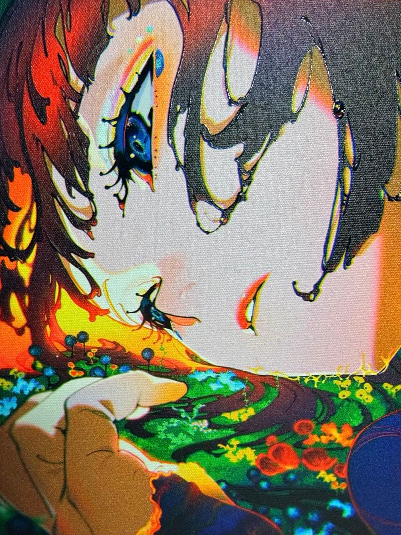 米山舞 EGO展「MELT 」 直筆サイン入り キャンバスアート