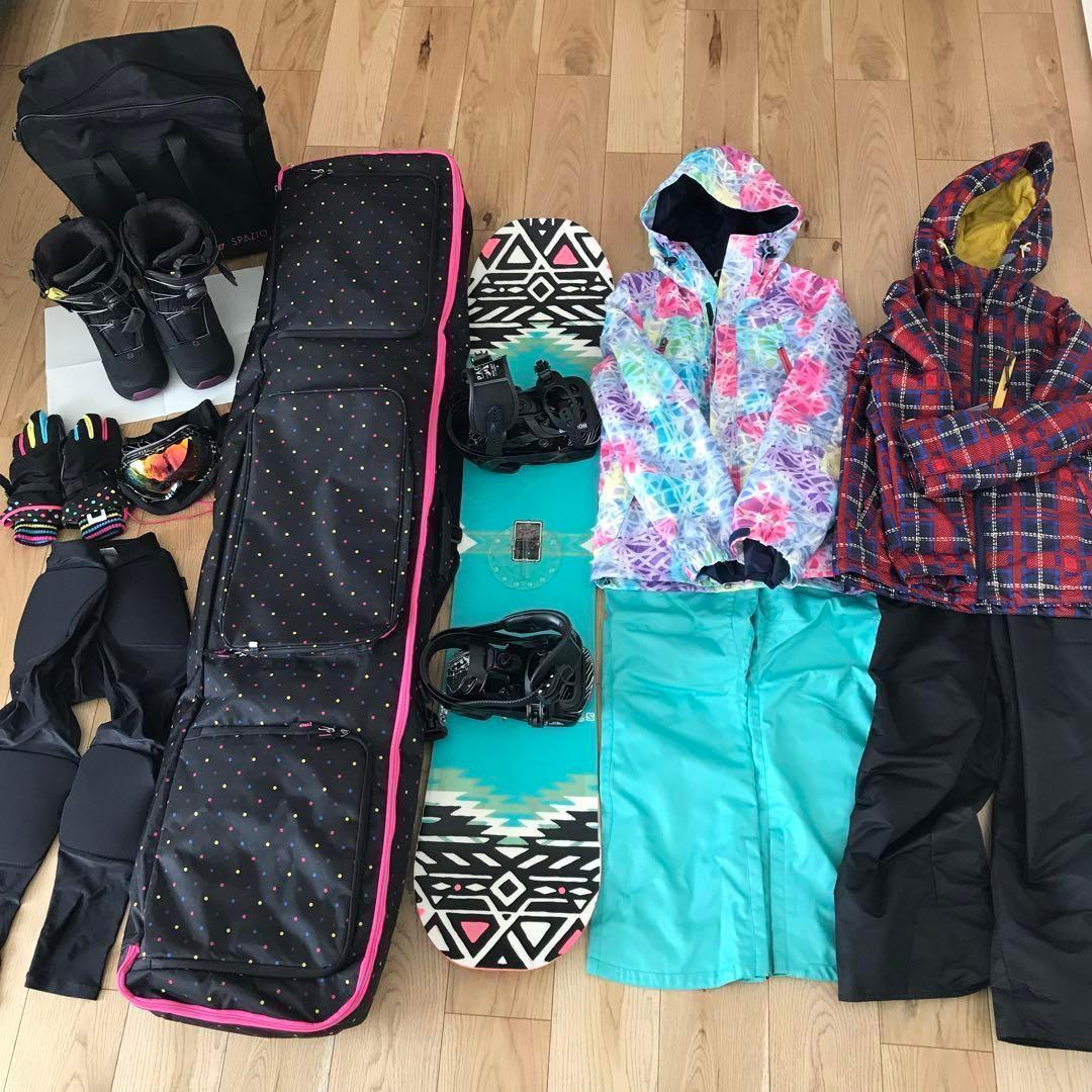 13万円相当　レディース　スノーボード　セット　初心者　まとめ売り　美品