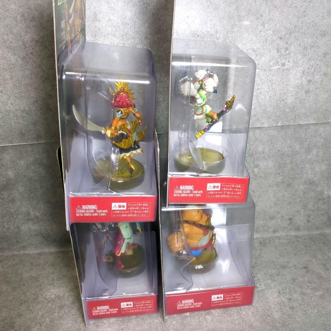 新品 ゼルダの伝説 フィギュア amiibo セット 4賢者 ティアキン