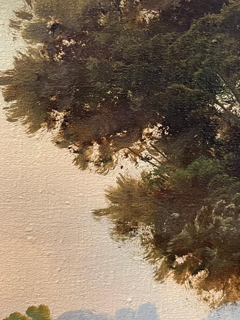 「真作」トニ・ボルディニョン　風景画　油彩画　額装　サイン有り　F4号