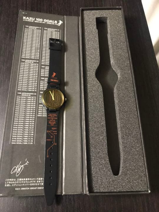 三浦知良(カズ) 限定Jリーグ100ゴール記念時計　希少品