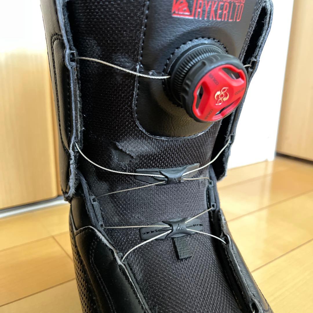 K2 スノーボードブーツ ブラック/レッド 28cm