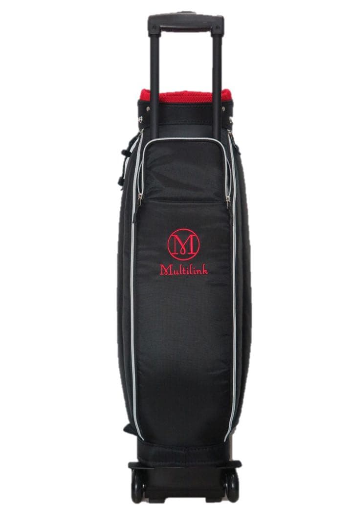 【MULTILINK】キャスター付きキャディバッグ（ブラック）