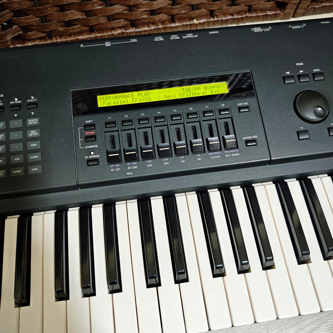 【美品】YAMAHA ヤマハ SY85 シンセサイザー 61鍵 完全動作OK