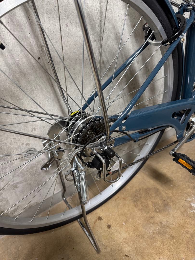 VAIS シティサイクル ダークブルー　新品未使用　屋根保管　27インチ
