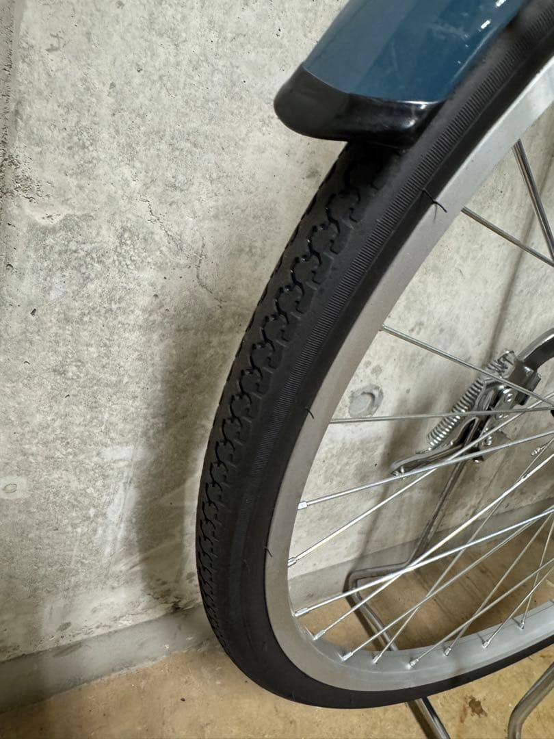 VAIS シティサイクル ダークブルー　新品未使用　屋根保管　27インチ