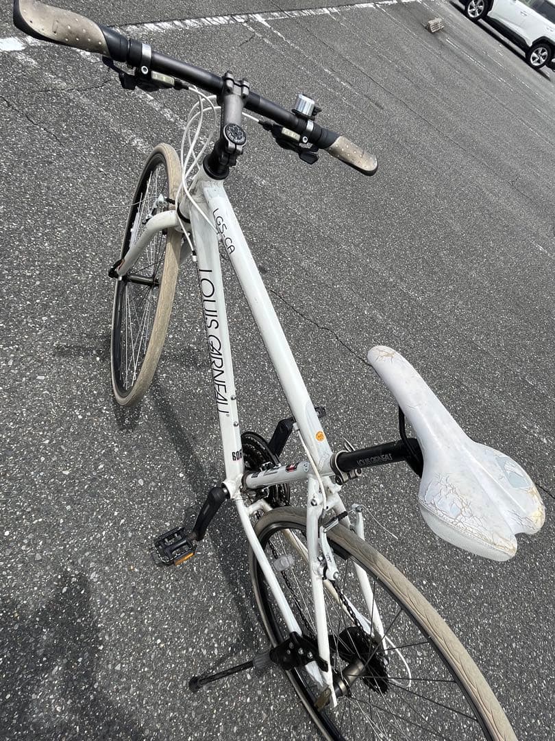 【引き取り限定】LOUIS GARNEAU クロスバイク ホワイト